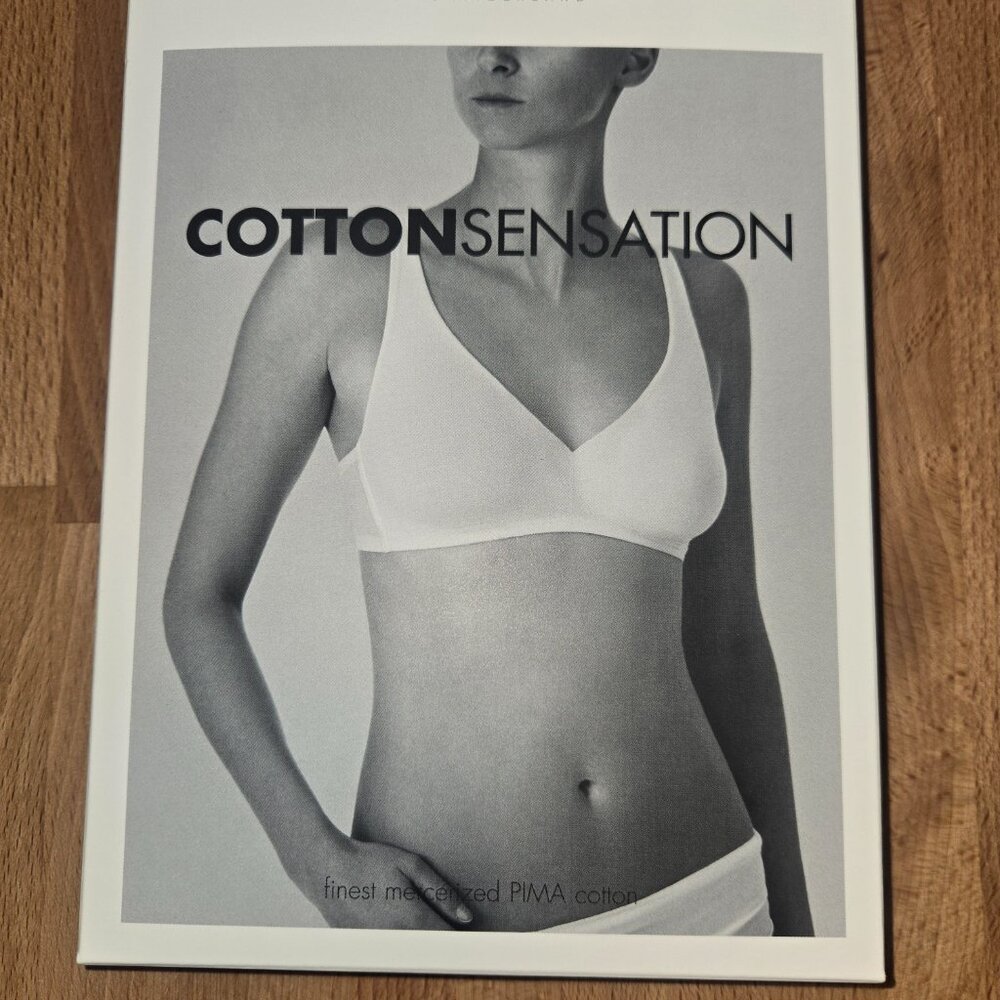 HANRO Cotton Sensation Soft Cup Bra 32C - Picture 7 of 9